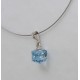 Swarovski kostička Aquamarine